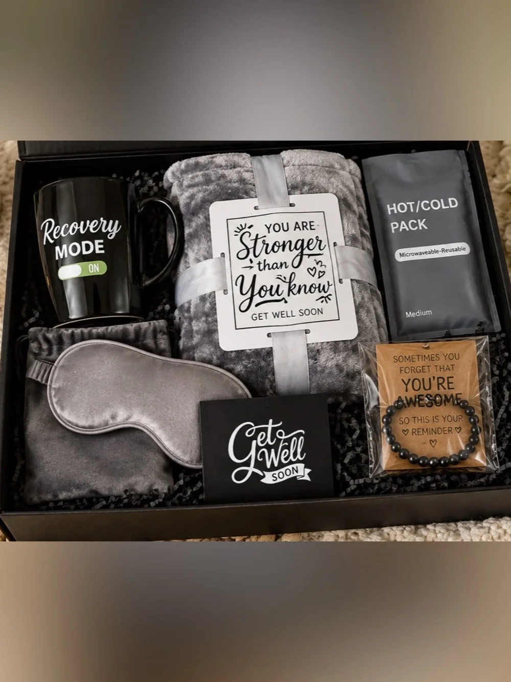 Recovery Mode Get Well Soon Care Package Gift Box